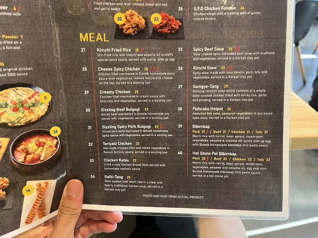 Menu_Bunsik Korean Restaurant_Griffith_image_old_3
