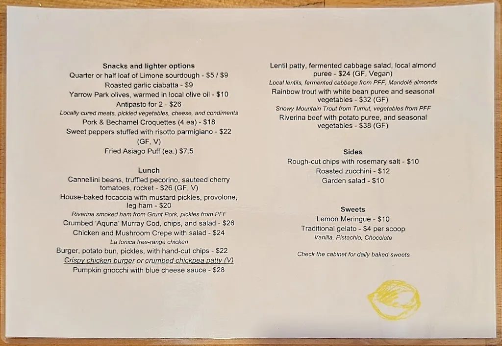Menu_Limone Dining_Griffith_image_old_1