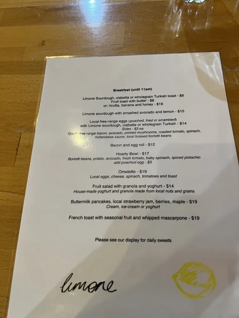 Menu_Limone Dining_Griffith_image_old_3