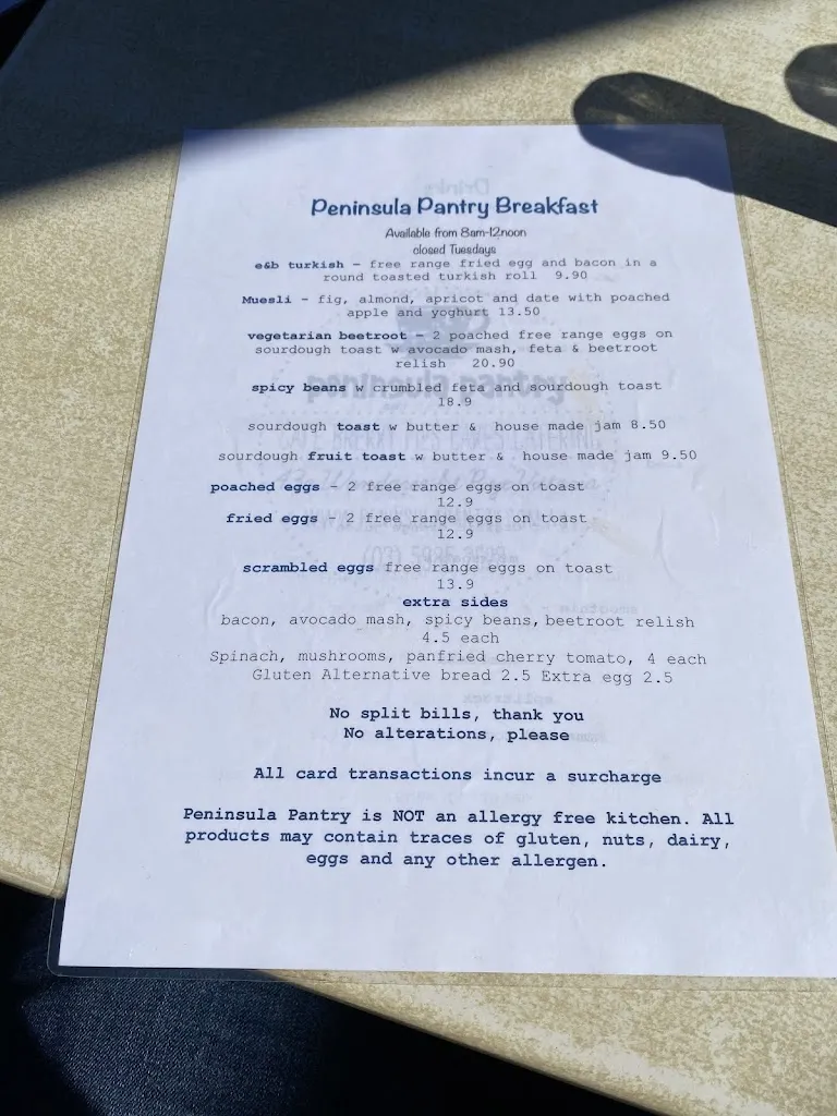Menu_Peninsula Pantry_Flinders_image_old_3