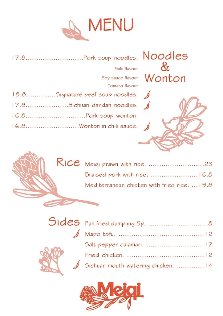 Meiqi Noodle Restaurant restaurant in Freshwater