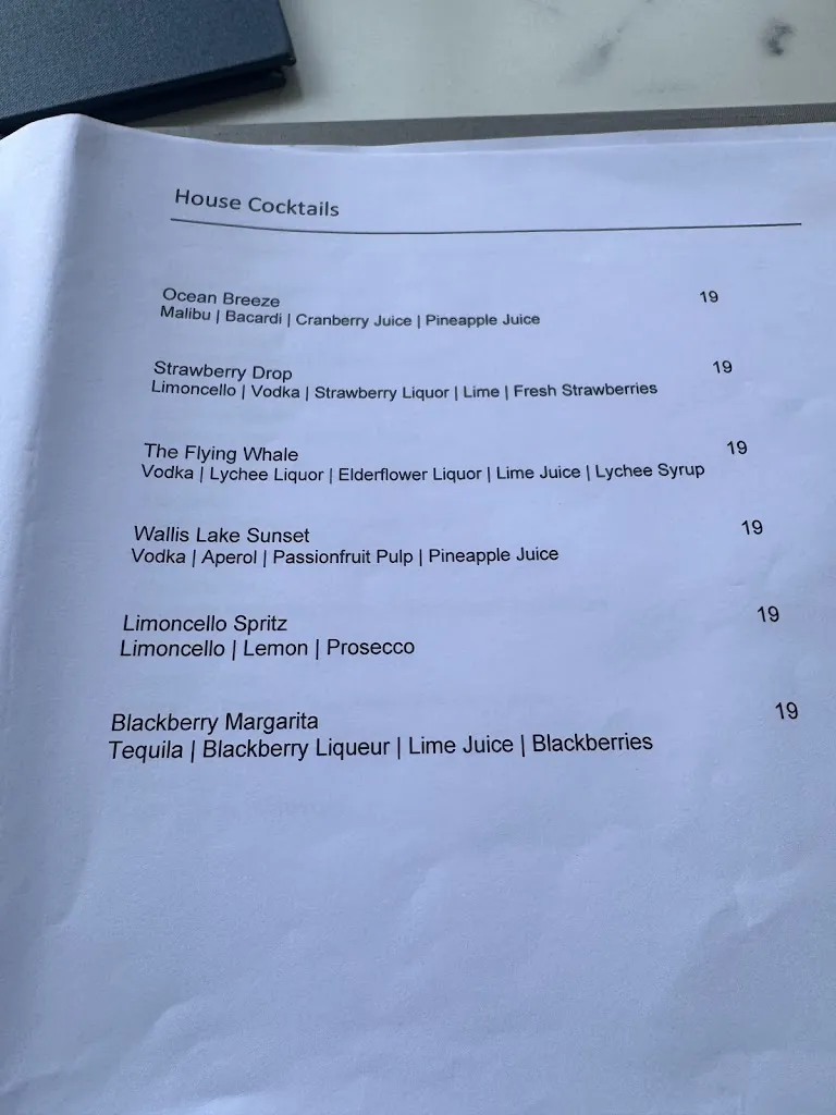 Menu_Thirty Three Degrees_Forster_image_old_2