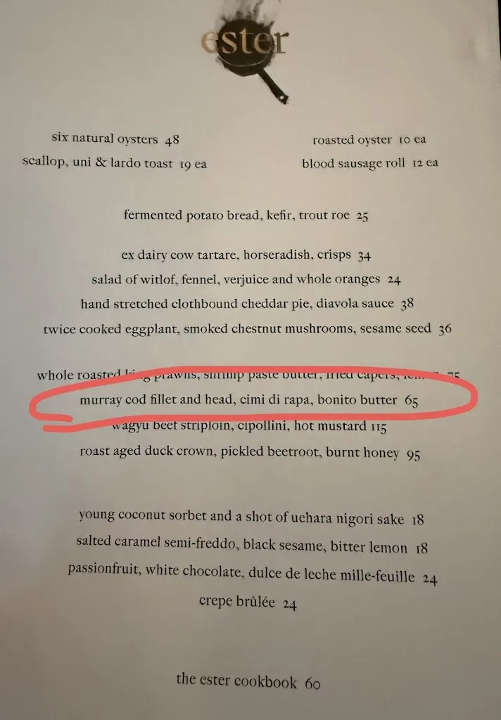 Menu_Ester Restaurant_Glebe_image_old_2
