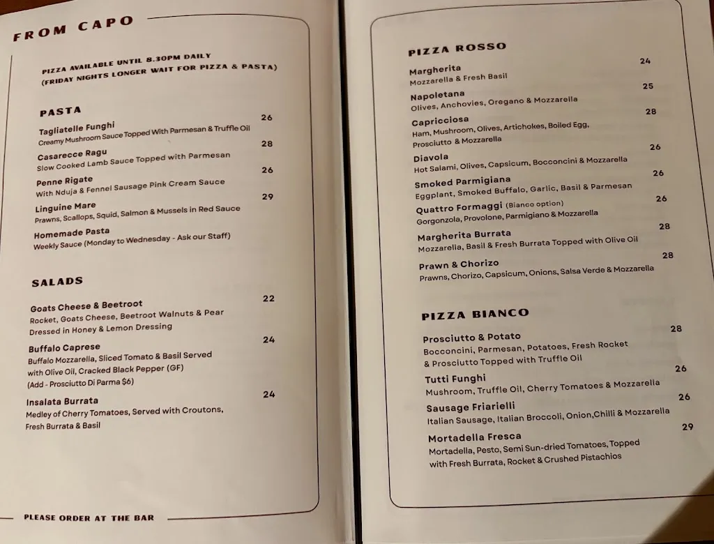 BAR QUATTRO restaurant in Kurraba Point
