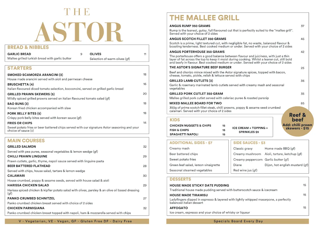 Menu_Astor Bar & Grill_Lake Albert_image_old_1
