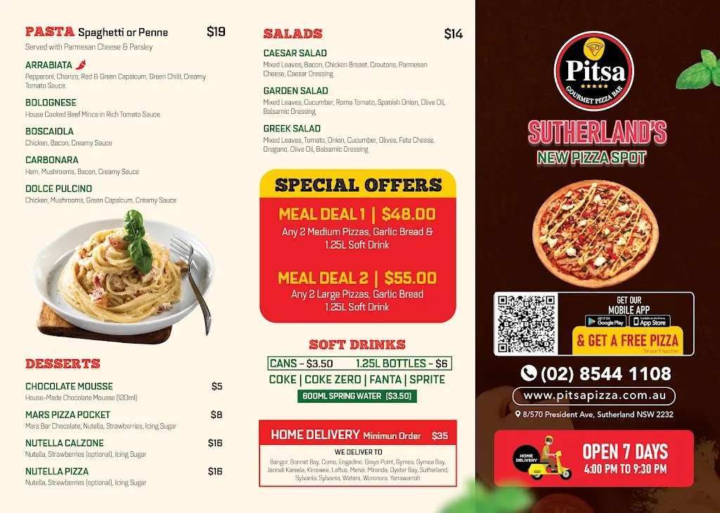 Menu_Pitsa Pizza - Sutherland_Loftus_image_old_2