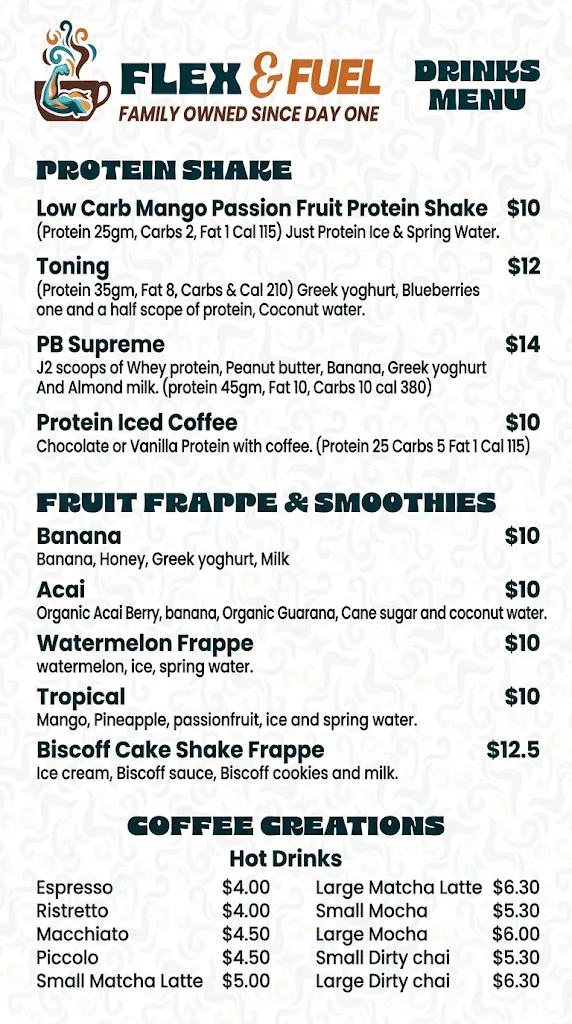 Flex and Fuel Cafe restaurant in Lugarno