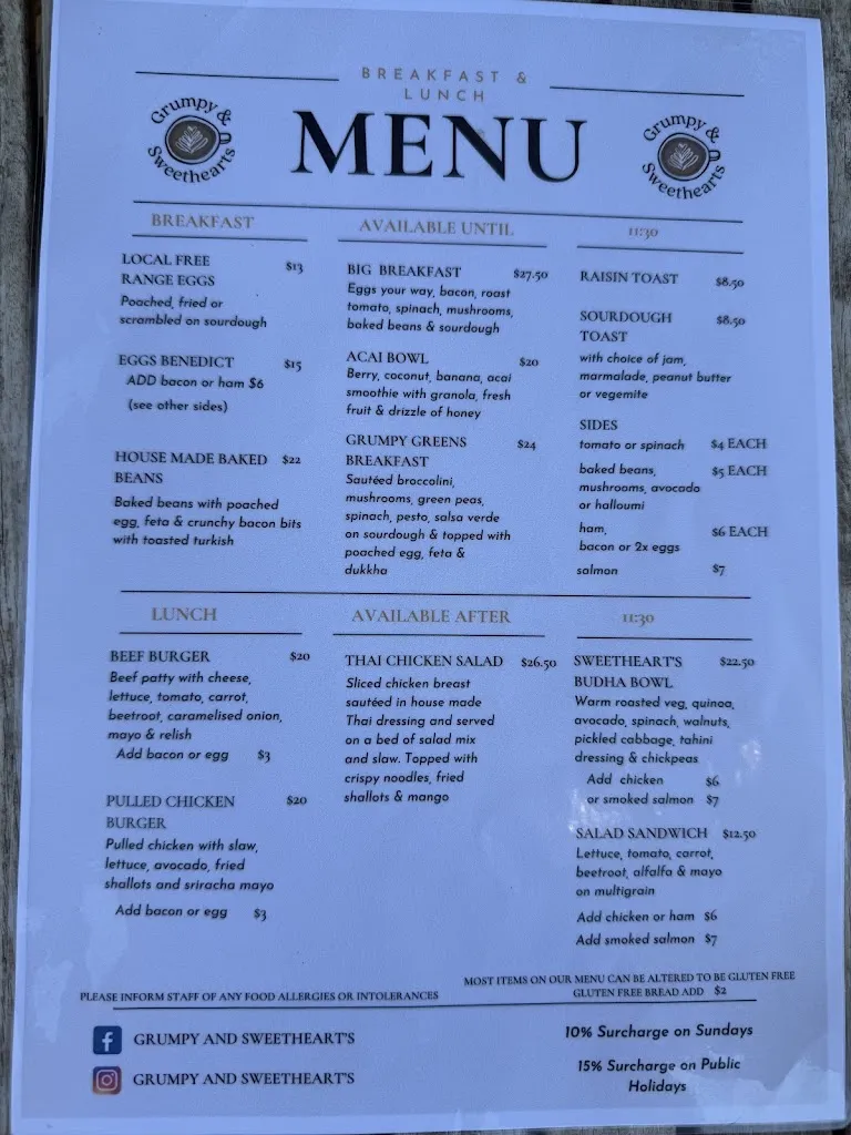 Menu_Grumpy & Sweetheart's_Malua Bay_image_old_2