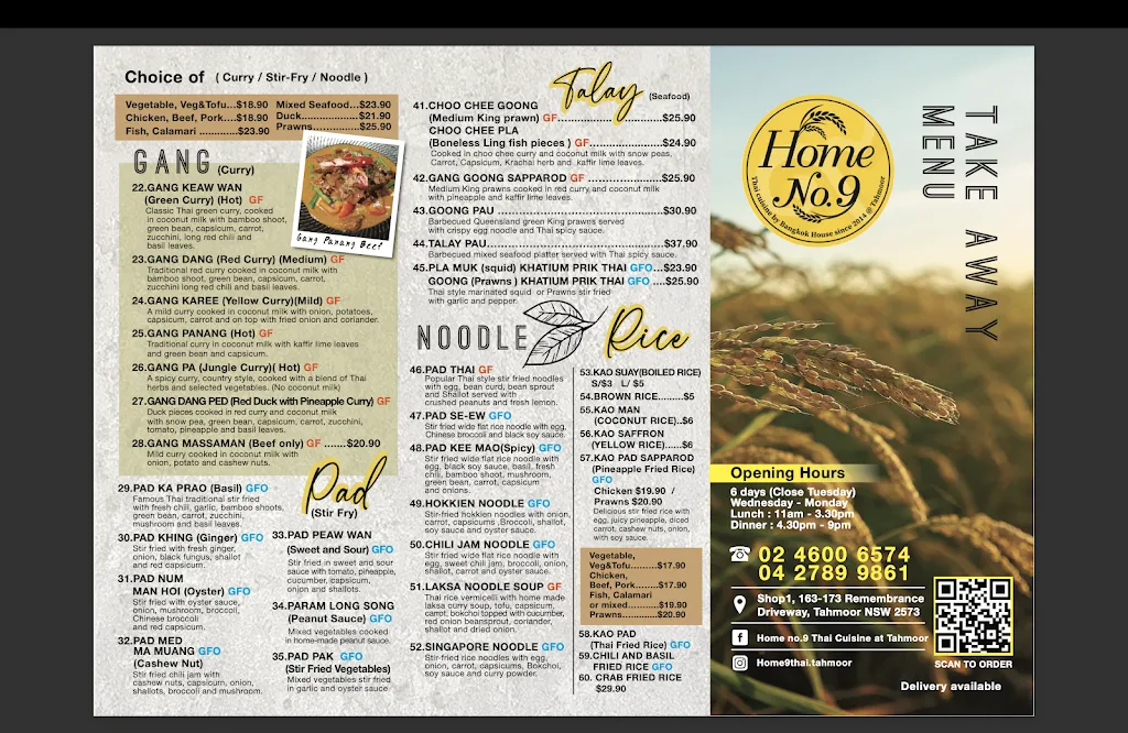 Menu_Georges On Argyle_Menangle_image_old_2