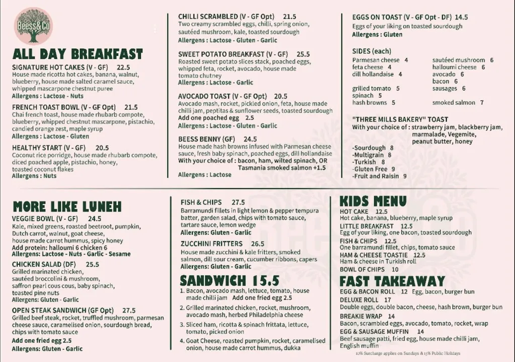 Menu_Beess & Co Cafe_Barton_image_old_3