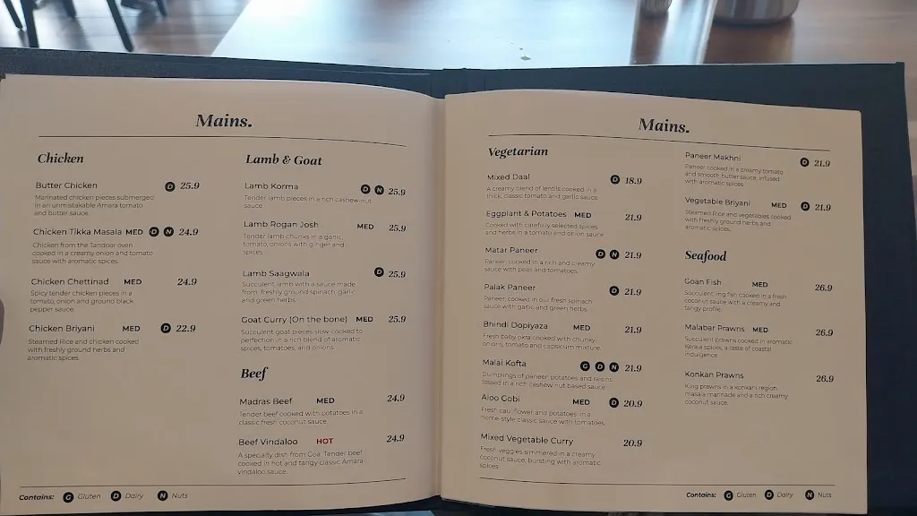 Menu_Amara Indian Restaurant_Acton_image_old_1