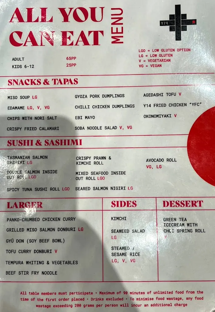 Y14 Japanese Seafood Kitchen & Bar restaurant in Sandringham