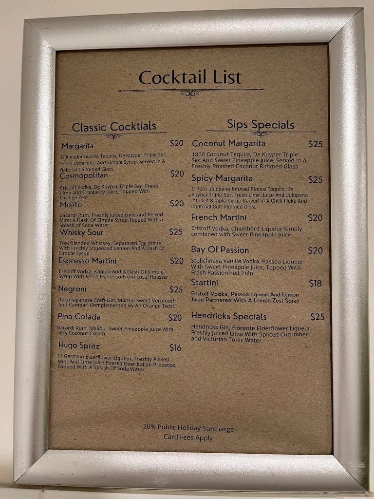 Menu_Sips At Moby's_Smiths Lake_image_old_3
