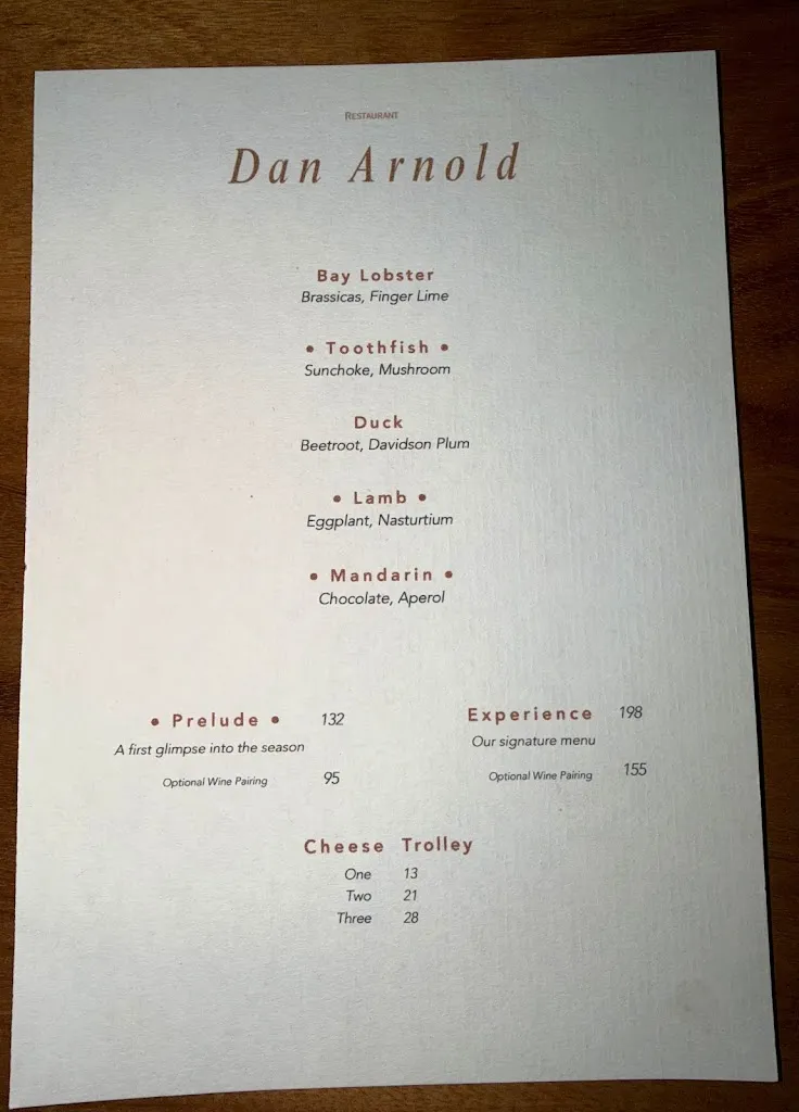 Menu_Restaurant Dan Arnold_Elimbah_image_old_1