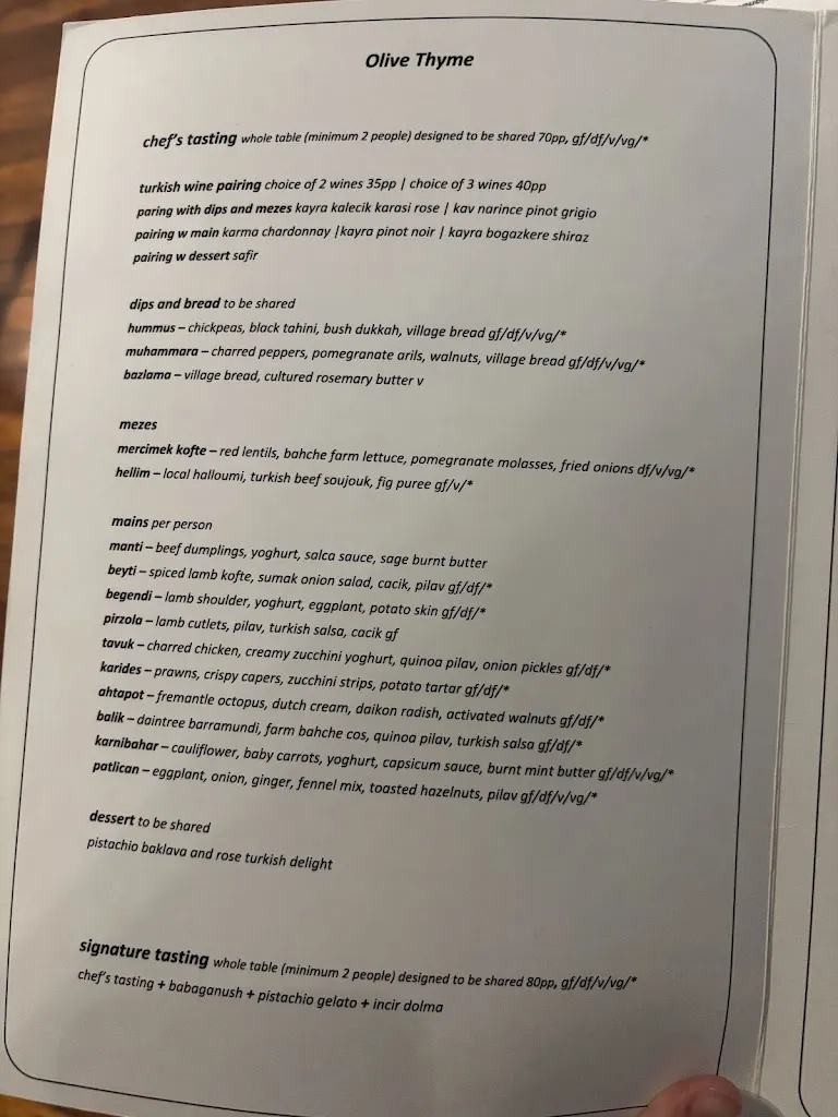 Olive Thyme_Hendra_menu_bild_1