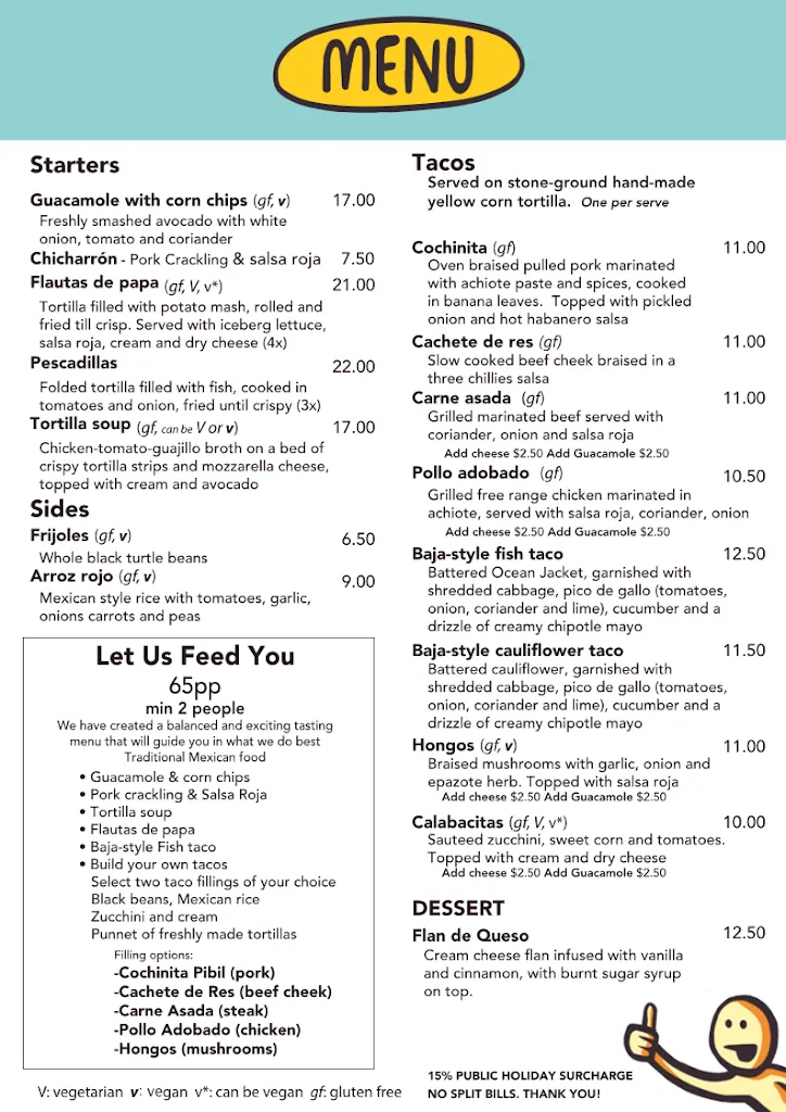 Menu_Vasili's Taverna_Ottoway_image_old_1