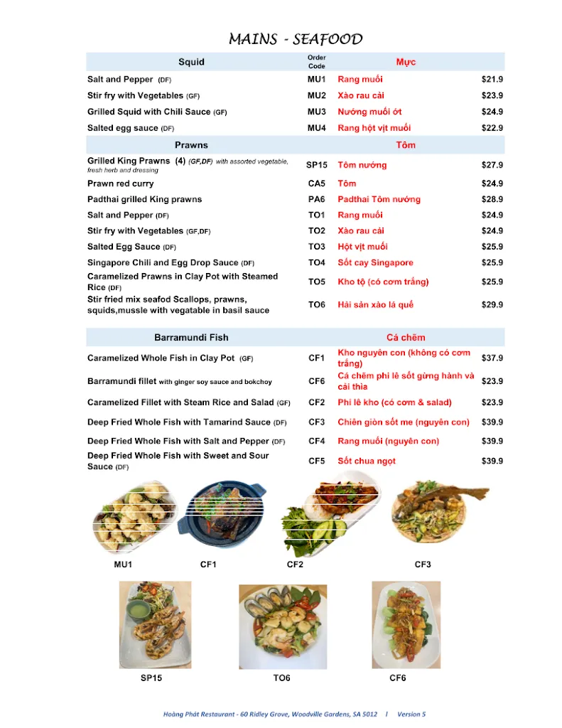 Ambrosini's Restaurant restaurant in Port Adelaide Enfield