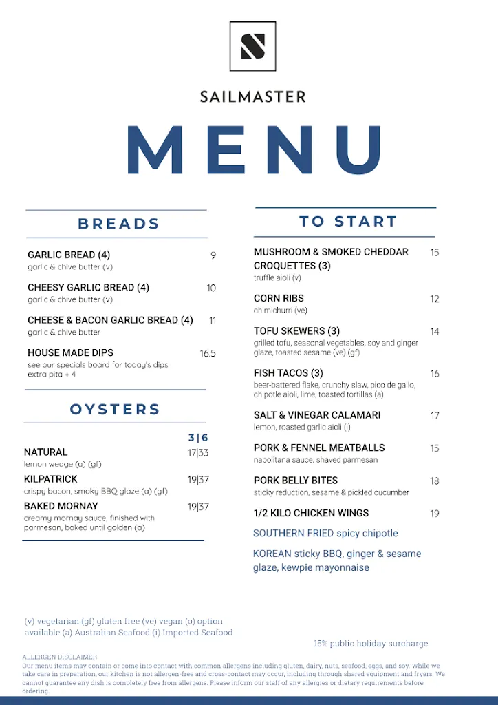 Menu_Sailmaster Tavern_Taperoo_image_old_3