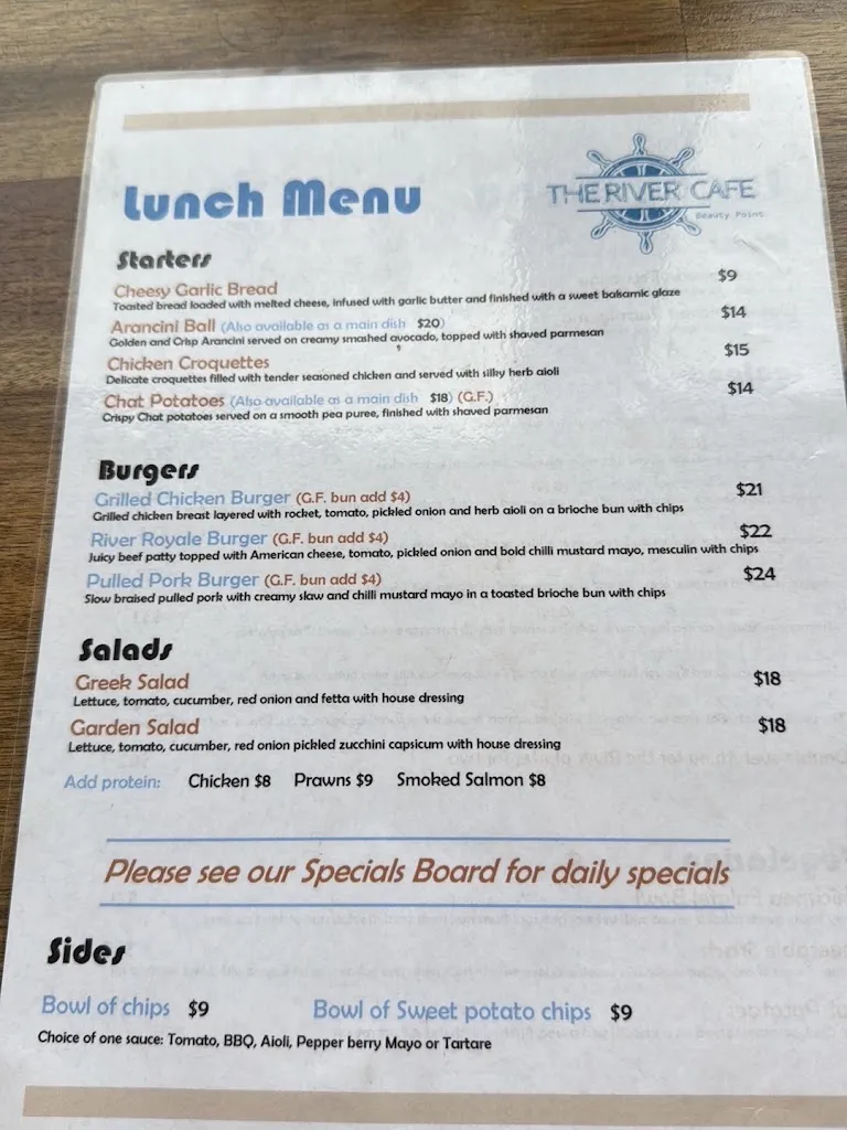 Menu_The River Cafe_Beauty Point_image_old_3