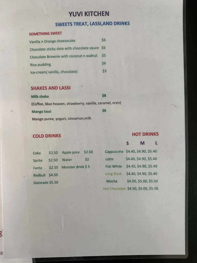 Menu_YUVI KITCHEN_Burnie_image_old_2
