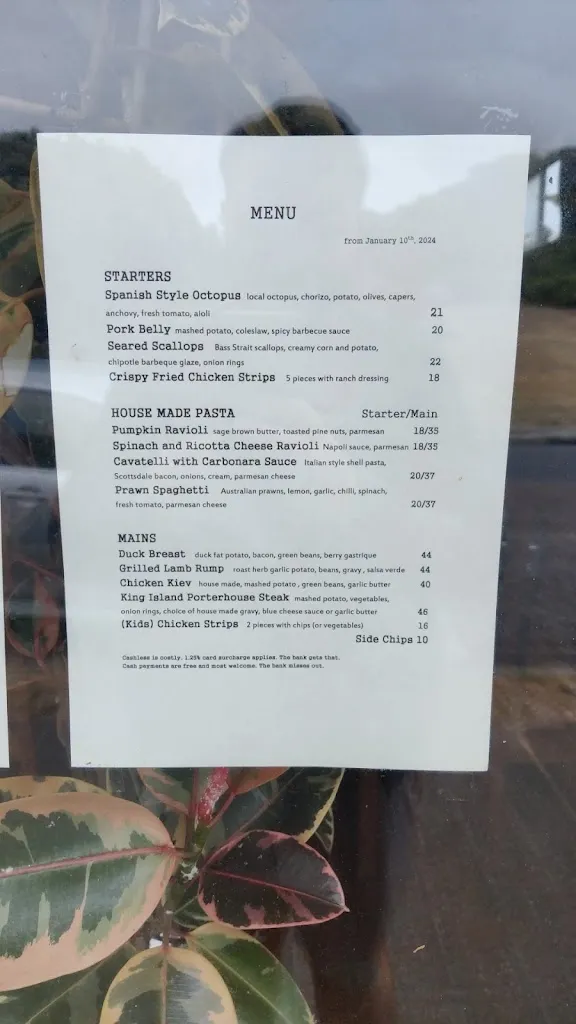 Menu_Oleada_King Island_image_old_1