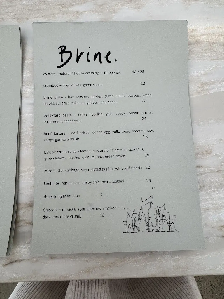 Brine restaurant in Lauderdale