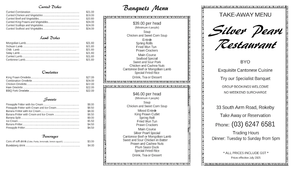Menu_Silver Pearl Restaurant_Oakdowns_image_old_3
