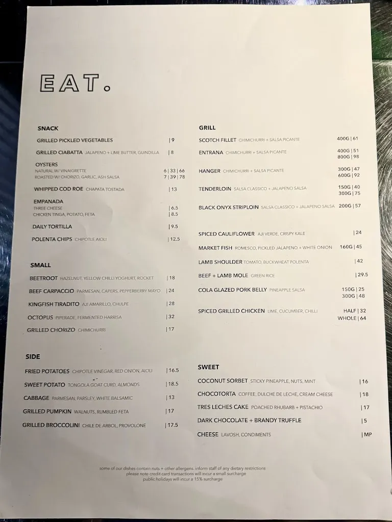 Frank Restaurant_Rokeby_menu_bild_2