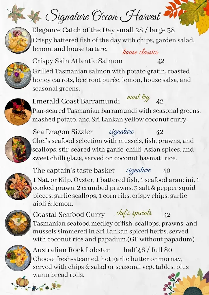 The Elegance Lounge Seafood Bar & Grill restaurant in St Helens