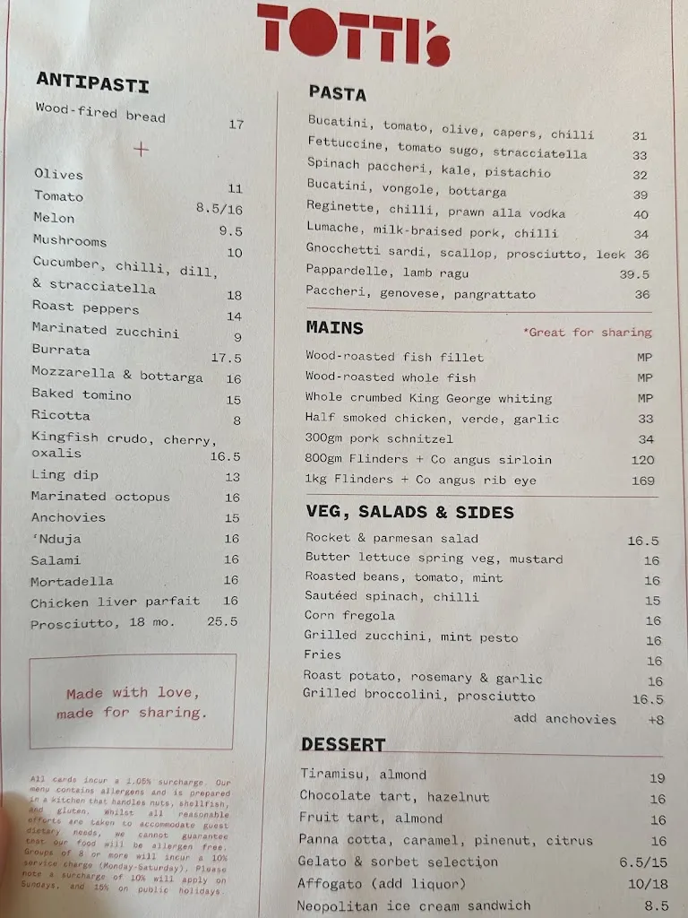 Menu_Totti's Lorne_Anglesea_image_old_1
