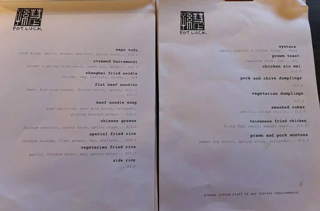 Potluck_Caulfield South_menu_immagine_2