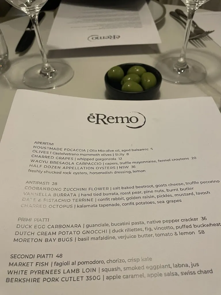 Menu_éRemo Restaurant & Bar_Aberdare_image_old_3