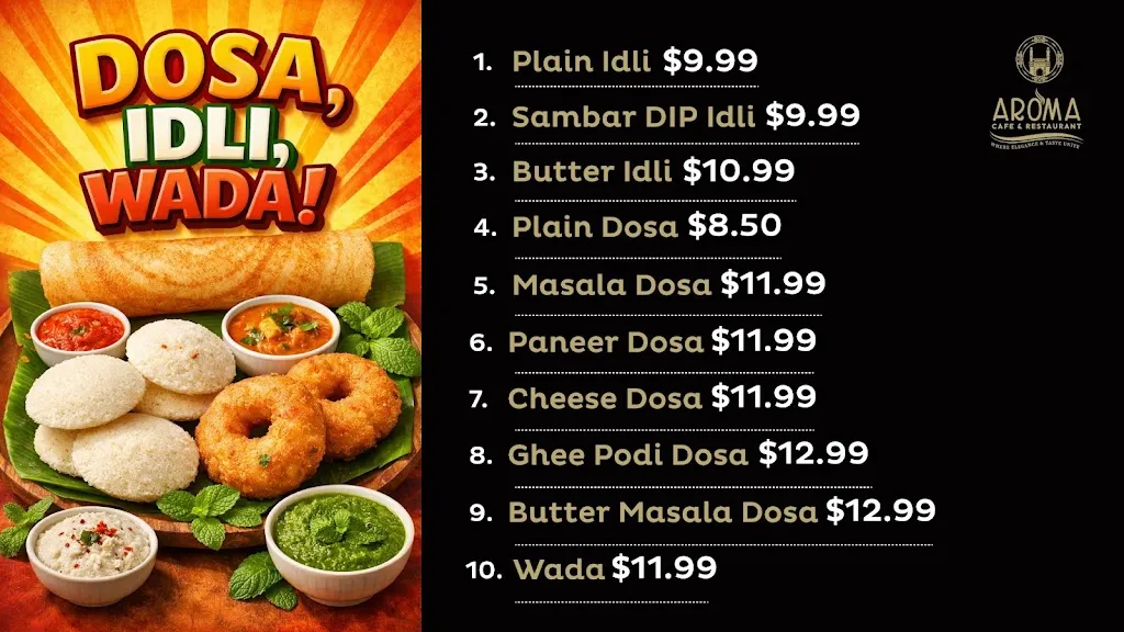 Aroma Cafe & Restaurant restaurant in Moolap