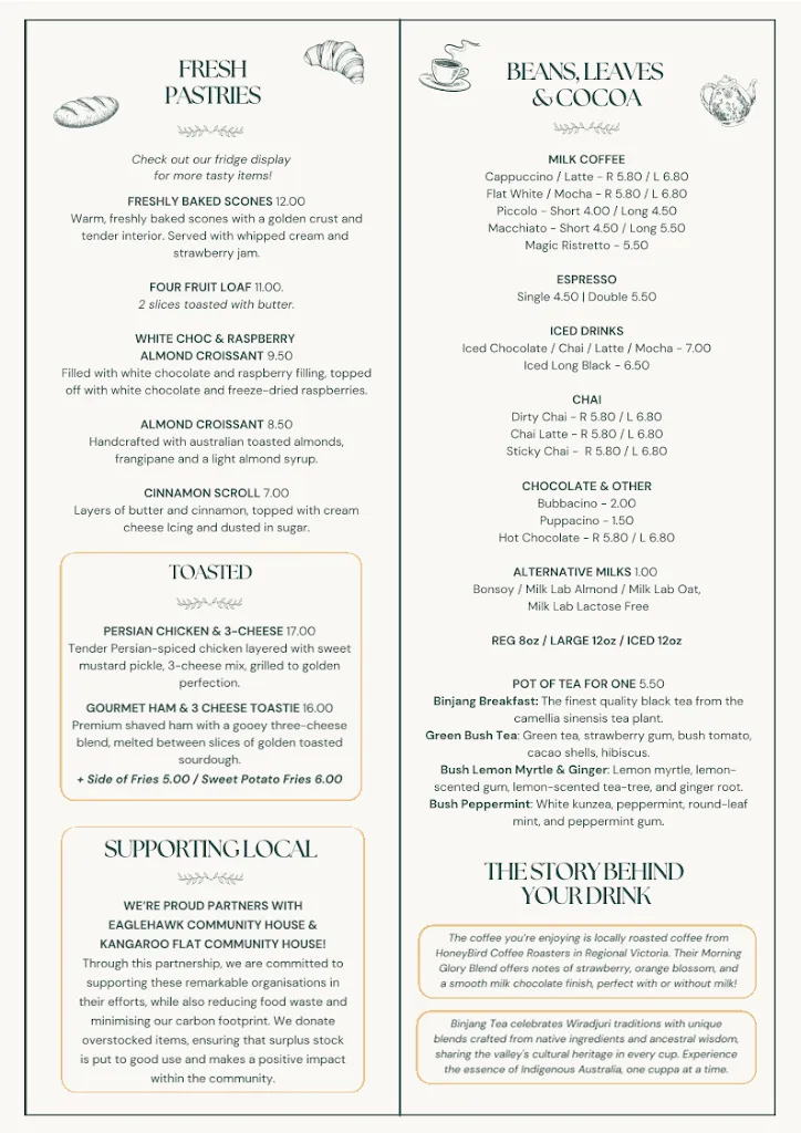 Menu_Omari Bendigo_North Bendigo_image_old_1