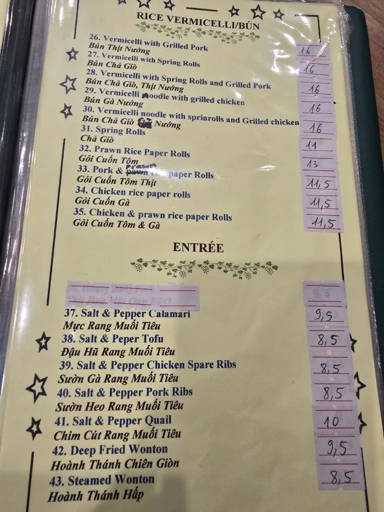 Saigon One_Wheelers Hill_menu_bild_3