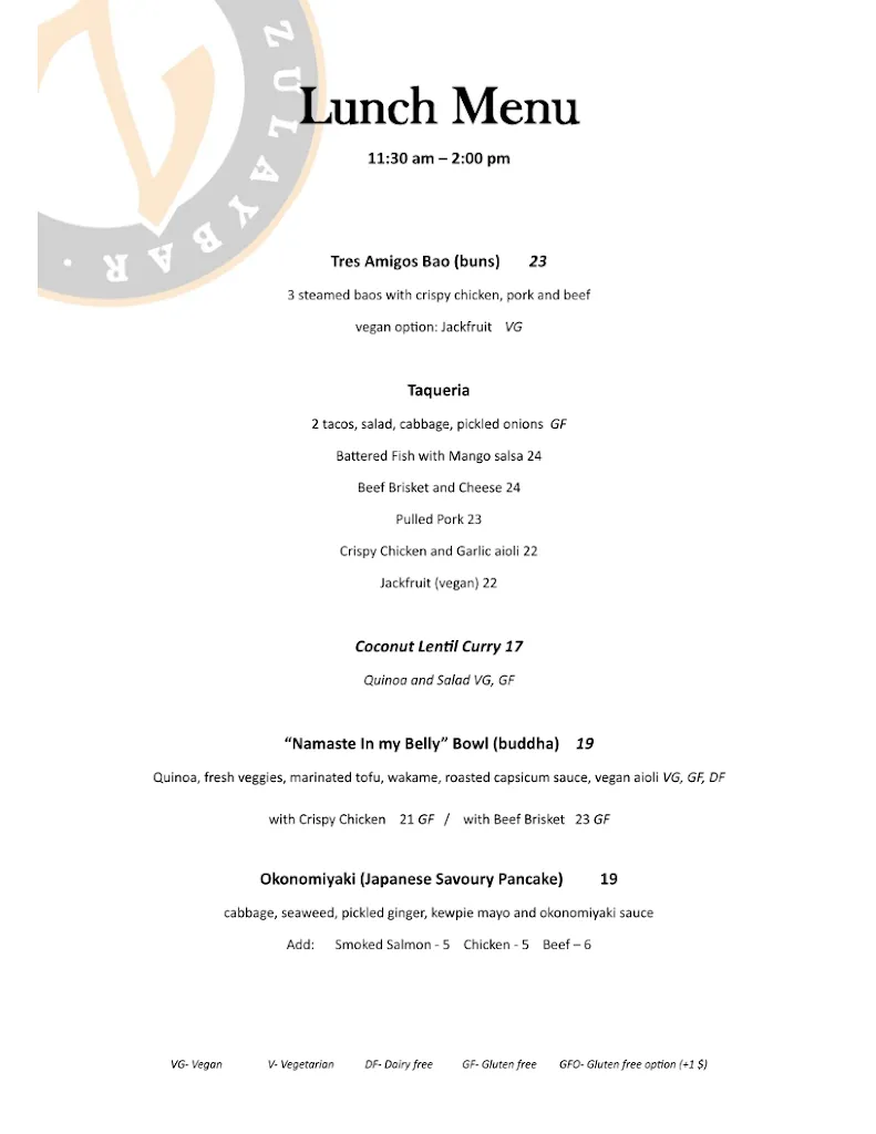 Menu_Zulaybar Café_Broome_image_old_3