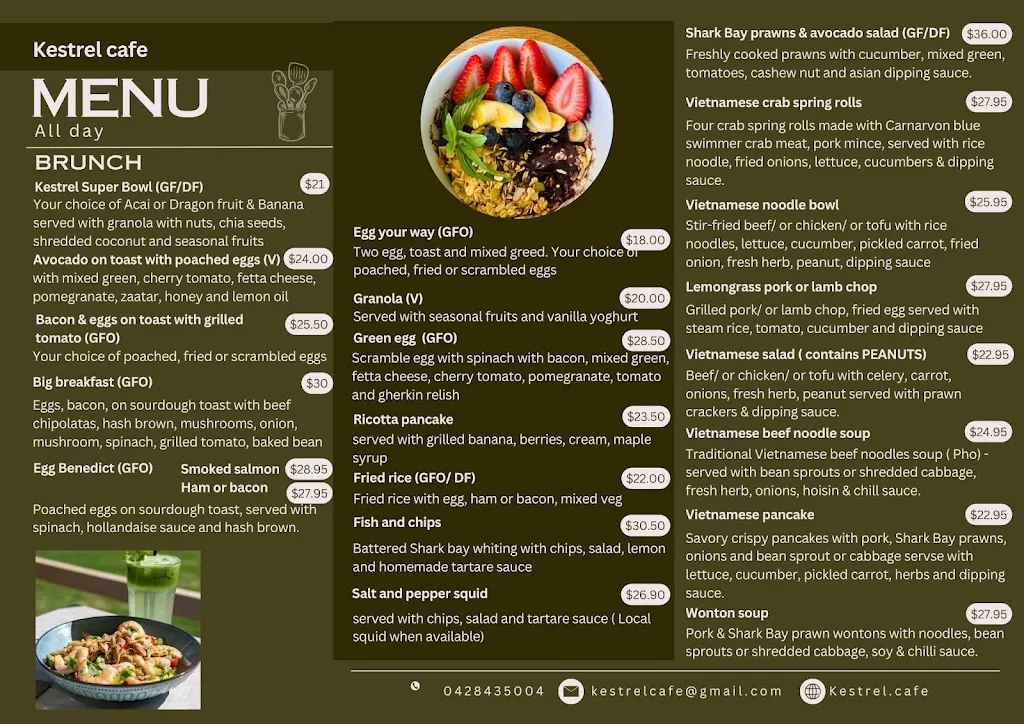 Menu_Kestrel Cafe_Carnarvon_image_old_3