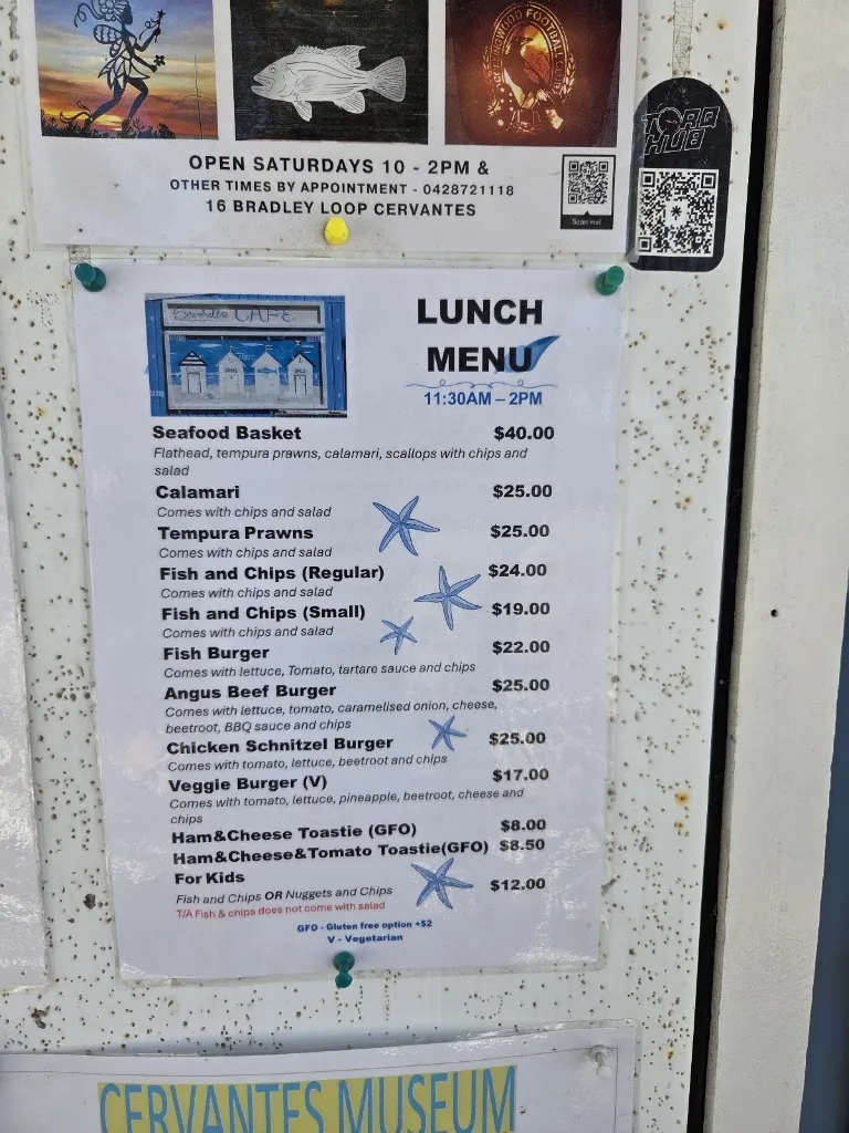 Menu_Seashells Cafe_Cervantes_image_old_1