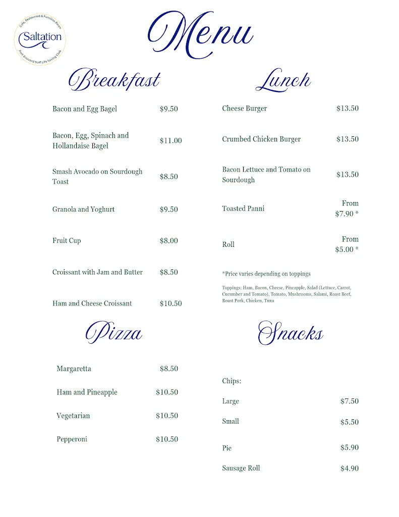 Saltation Café restaurante en Erskine