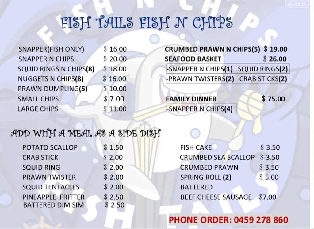 Menu_Fish Tails Fish N Chips_Ellenbrook_image_old_1