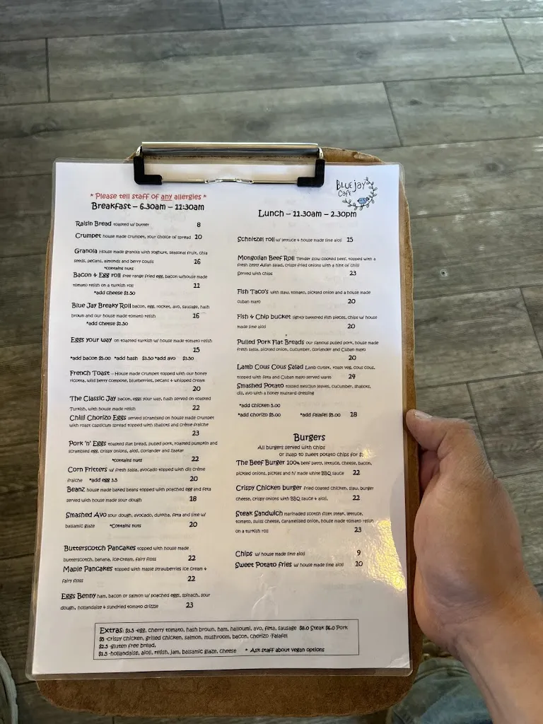 Menu_Blue Jay Cafe_Albion Park_image_old_3