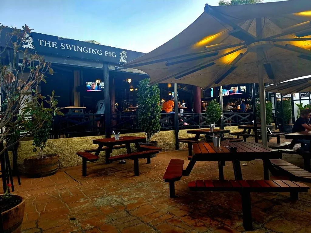 The Swinging Pig restaurant in Rockingham city centre