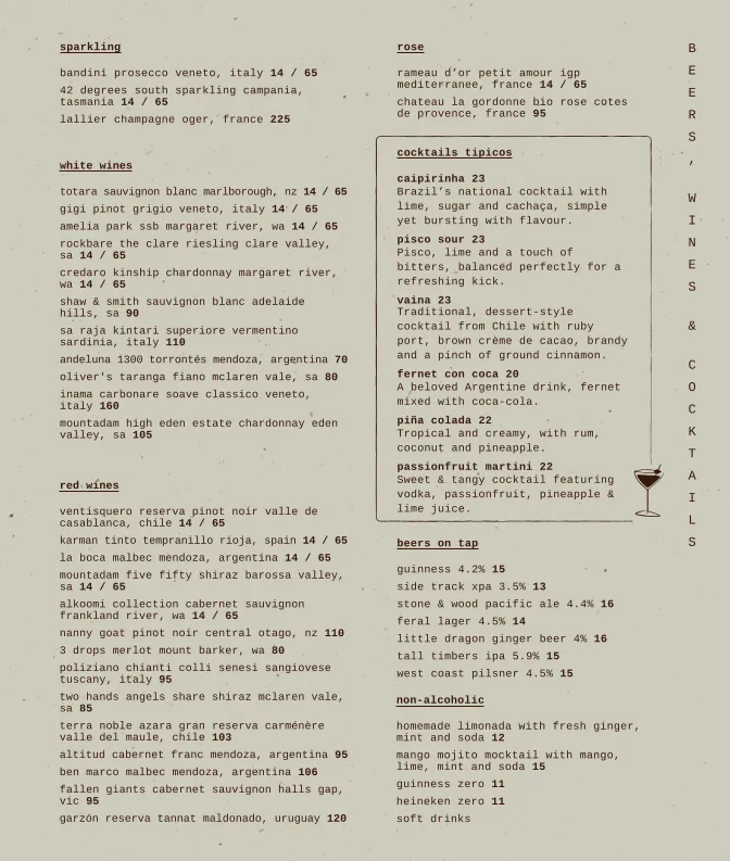 Menu_Condor_West Leederville_image_old_3