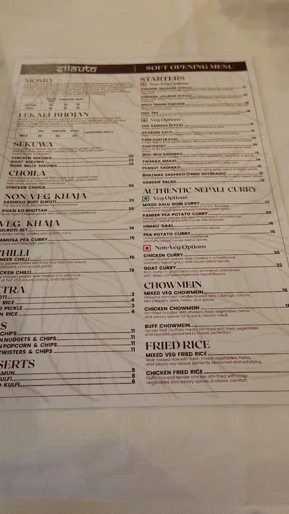 SILAUTO NEPALESE RESTAURANT restaurant in West Leederville