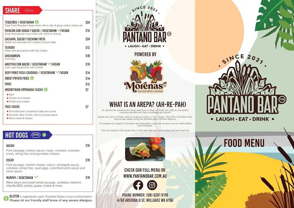 Menu_Pantano Bar_Willagee_image_old_1
