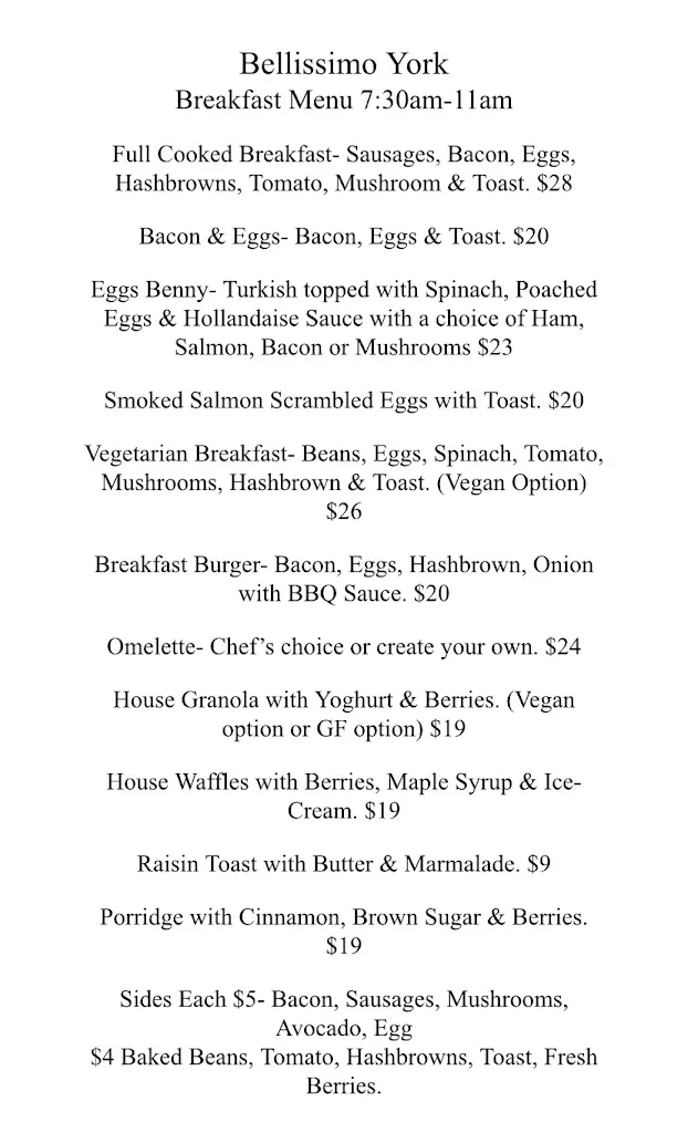 Menu_Bellissimo York_York_image_old_2
