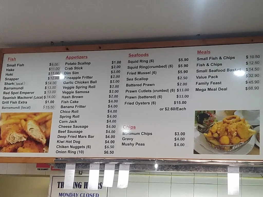 Bellissimo Fish & Chips restaurant in Yangebup