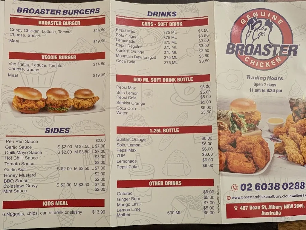 Menu_Mr. Benedict_Albury_image_old_1