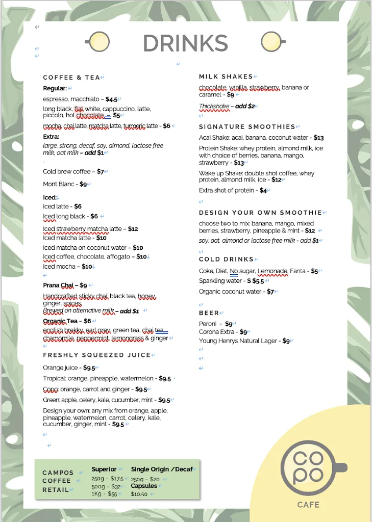 Menu_Copo Cafe_Balmain East_image_old_1