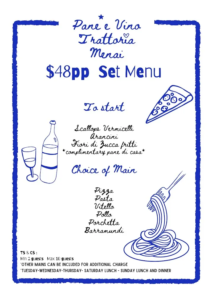 Pane e Vino Trattoria restaurant in Bangor